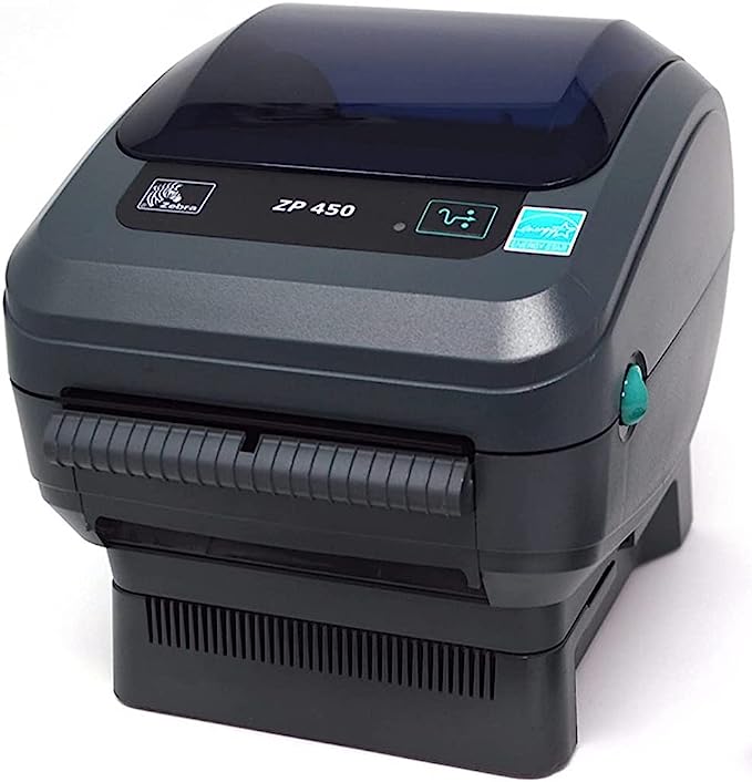 Black Zebra ZP 450 thermal laser printer